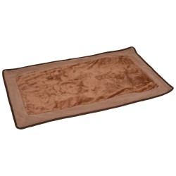 FLAMINGO Haustier-Wärmedecke Cho Hellbraun 100x60x1,5 cm