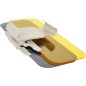 Carpoint 2-in-1 Sonnenblenden-Verlängerung Gelb Carpoint 2-in-1 Sonnenblenden-Verlängerung Gelb