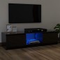 vidaXL TV-Schrank mit LED-Leuchten Hochglanz-Schwarz 120x30x35,5 cm vidaXL TV-Schrank mit LED-Leuchten Hochglanz-Schwarz 120x30x35,5 cm