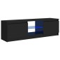 vidaXL TV-Schrank mit LED-Leuchten Hochglanz-Schwarz 120x30x35,5 cm vidaXL TV-Schrank mit LED-Leuchten Hochglanz-Schwarz 120x30x35,5 cm