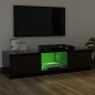 vidaXL TV-Schrank mit LED-Leuchten Hochglanz-Schwarz 120x30x35,5 cm vidaXL TV-Schrank mit LED-Leuchten Hochglanz-Schwarz 120x30x35,5 cm
