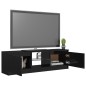 vidaXL TV-Schrank mit LED-Leuchten Hochglanz-Schwarz 120x30x35,5 cm vidaXL TV-Schrank mit LED-Leuchten Hochglanz-Schwarz 120x30x35,5 cm