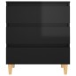 vidaXL Sideboard Hochglanz-Schwarz 60x35x69 cm Holzwerkstoff vidaXL Sideboard Hochglanz-Schwarz 60x35x69 cm Holzwerkstoff