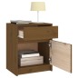 vidaXL Nachttisch Honigbraun 40x31x50 cm Massivholz Kiefer vidaXL Nachttisch Honigbraun 40x31x50 cm Massivholz Kiefer