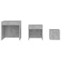 vidaXL Satztische 3-tlg. Betongrau Holzwerkstoff vidaXL Satztische 3-tlg. Betongrau Holzwerkstoff