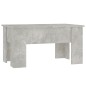 vidaXL Couchtisch Betongrau 79x49x41 cm Holzwerkstoff vidaXL Couchtisch Betongrau 79x49x41 cm Holzwerkstoff