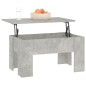vidaXL Couchtisch Betongrau 79x49x41 cm Holzwerkstoff vidaXL Couchtisch Betongrau 79x49x41 cm Holzwerkstoff