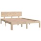 vidaXL Massivholzbett 135x190 cm vidaXL Massivholzbett 135x190 cm