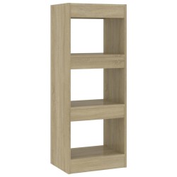 vidaXL Bücherregal/Raumteiler Sonoma-Eiche 40x30x103 cm Holzwerkstoff