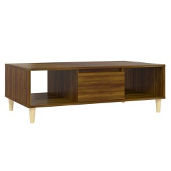 vidaXL Couchtisch Braun Eichen-Optik 103,5x60x35 cm Holzwerkstoff
