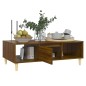 vidaXL Couchtisch Braun Eichen-Optik 103,5x60x35 cm Holzwerkstoff vidaXL Couchtisch Braun Eichen-Optik 103,5x60x35 cm Holzwerkstoff