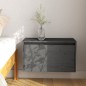 vidaXL Wandschrank Grau 60x30x35 cm Massivholz Kiefer vidaXL Wandschrank Grau 60x30x35 cm Massivholz Kiefer