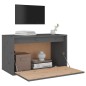 vidaXL Wandschrank Grau 60x30x35 cm Massivholz Kiefer vidaXL Wandschrank Grau 60x30x35 cm Massivholz Kiefer