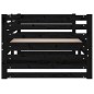 vidaXL Tagesbett Ausziehbar Schwarz 2x(90x190) cm Massivholz Kiefer vidaXL Tagesbett Ausziehbar Schwarz 2x(90x190) cm Massivholz Kiefer