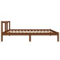 vidaXL Massivholzbett Honigbraun 90x190 cm vidaXL Massivholzbett Honigbraun 90x190 cm