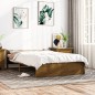 vidaXL Massivholzbett Honigbraun 135x190 cm vidaXL Massivholzbett Honigbraun 135x190 cm