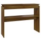 vidaXL Konsolentisch Braun Eichen-Optik 102x30x80 cm Holzwerkstoff vidaXL Konsolentisch Braun Eichen-Optik 102x30x80 cm Holzwerkstoff