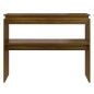 vidaXL Konsolentisch Braun Eichen-Optik 102x30x80 cm Holzwerkstoff vidaXL Konsolentisch Braun Eichen-Optik 102x30x80 cm Holzwerkstoff