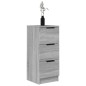 vidaXL Sideboards 2 Stk. Grau Sonoma 30x30x70 cm Holzwerkstoff vidaXL Sideboards 2 Stk. Grau Sonoma 30x30x70 cm Holzwerkstoff