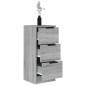 vidaXL Sideboards 2 Stk. Grau Sonoma 30x30x70 cm Holzwerkstoff vidaXL Sideboards 2 Stk. Grau Sonoma 30x30x70 cm Holzwerkstoff