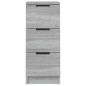 vidaXL Sideboards 2 Stk. Grau Sonoma 30x30x70 cm Holzwerkstoff vidaXL Sideboards 2 Stk. Grau Sonoma 30x30x70 cm Holzwerkstoff