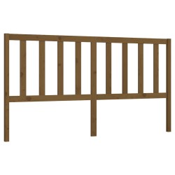 vidaXL Kopfteil Honigbraun 186x4x100 cm Massivholz Kiefer