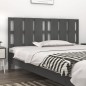 vidaXL Bett-Kopfteil Grau 185,5x4x100 cm Massivholz Kiefer vidaXL Bett-Kopfteil Grau 185,5x4x100 cm Massivholz Kiefer