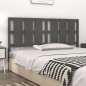 vidaXL Bett-Kopfteil Grau 185,5x4x100 cm Massivholz Kiefer vidaXL Bett-Kopfteil Grau 185,5x4x100 cm Massivholz Kiefer
