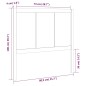 vidaXL Kopfteil Grau 80,5x4x100 cm Massivholz Kiefer vidaXL Kopfteil Grau 80,5x4x100 cm Massivholz Kiefer