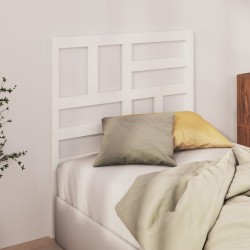 vidaXL Kopfteil Weiß 106x4x104 cm Massivholz Kiefer
