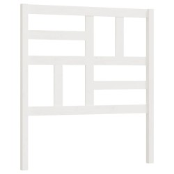 vidaXL Kopfteil Weiß 106x4x104 cm Massivholz Kiefer