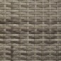 vidaXL Gartenbank 3-Sitzer mit Kissen Grau Poly Rattan vidaXL Gartenbank 3-Sitzer mit Kissen Grau Poly Rattan