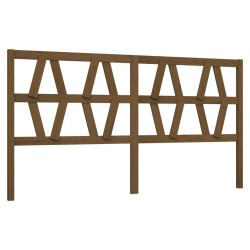 vidaXL Kopfteil Honigbraun 186x4x100 cm Massivholz Kiefer