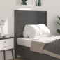 vidaXL Kopfteil Grau 81x4x100 cm Massivholz Kiefer vidaXL Kopfteil Grau 81x4x100 cm Massivholz Kiefer