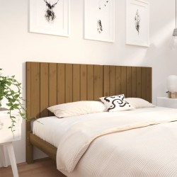 vidaXL Bett-Kopfteil Honigbraun 185,5x4x100 cm Massivholz Kiefer