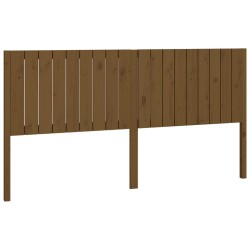 vidaXL Bett-Kopfteil Honigbraun 185,5x4x100 cm Massivholz Kiefer