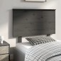 vidaXL Kopfteil Grau 104x6x82,5 cm Massivholz Kiefer