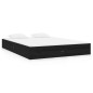 vidaXL Massivholzbett Schwarz 135x190 cm vidaXL Massivholzbett Schwarz 135x190 cm