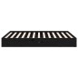 vidaXL Massivholzbett Schwarz 135x190 cm vidaXL Massivholzbett Schwarz 135x190 cm