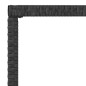6-tlg. Garten-Lounge-Set mit Kissen Schwarz Poly Rattan 6-tlg. Garten-Lounge-Set mit Kissen Schwarz Poly Rattan