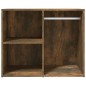 vidaXL Regal für Schminktisch Räuchereiche 80x40x65 cm Holzwerkstoff vidaXL Regal für Schminktisch Räuchereiche 80x40x65 cm Holzwerkstoff