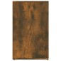 vidaXL Regal für Schminktisch Räuchereiche 80x40x65 cm Holzwerkstoff vidaXL Regal für Schminktisch Räuchereiche 80x40x65 cm Holzwerkstoff