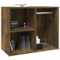 vidaXL Regal für Schminktisch Räuchereiche 80x40x65 cm Holzwerkstoff vidaXL Regal für Schminktisch Räuchereiche 80x40x65 cm Holzwerkstoff