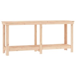 vidaXL Werkbank 180x50x80 cm Massivholz Kiefer