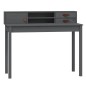 vidaXL Schreibtisch Grau 110x50x93 cm Massivholz Kiefer vidaXL Schreibtisch Grau 110x50x93 cm Massivholz Kiefer