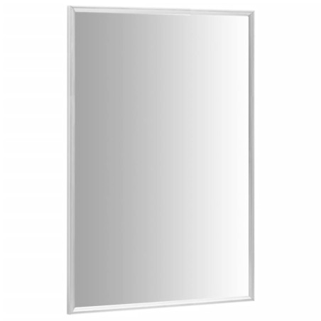 vidaXL Spiegel Silbern 70x50 cm