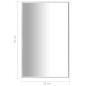 vidaXL Spiegel Silbern 70x50 cm vidaXL Spiegel Silbern 70x50 cm