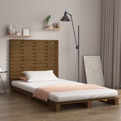 vidaXL Wand-Kopfteil Honigbraun 141x3x91,5 cm Massivholz Kiefer