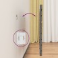 vidaXL Wand-Kopfteil Grau 106x3x63 cm Massivholz Kiefer