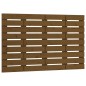 vidaXL Wand-Kopfteil Honigbraun 106x3x63 cm Massivholz Kiefer